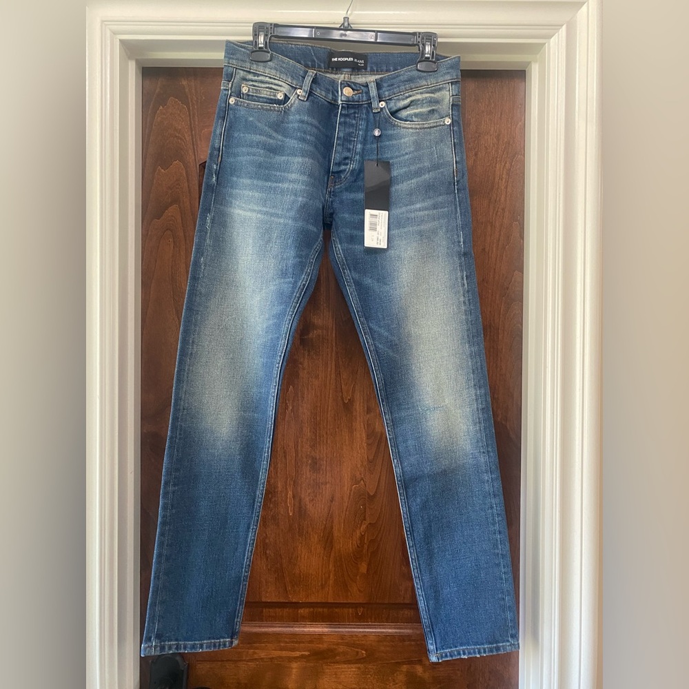 The Kooples Men’s Slim Fit Stretch Jeans with slight distressing in Sz 29 NWT